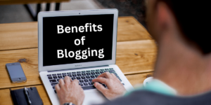 Dentist writing blog content to attract new patients and grow dental practice