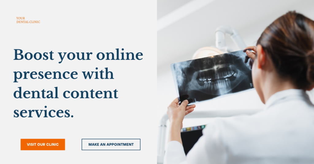 dental website content